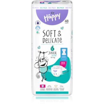 BELLA Baby Happy Soft&Delicate scutece de unică folosință cu canale - imagine 2